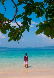 Trekking across picturesque terrain in Andaman